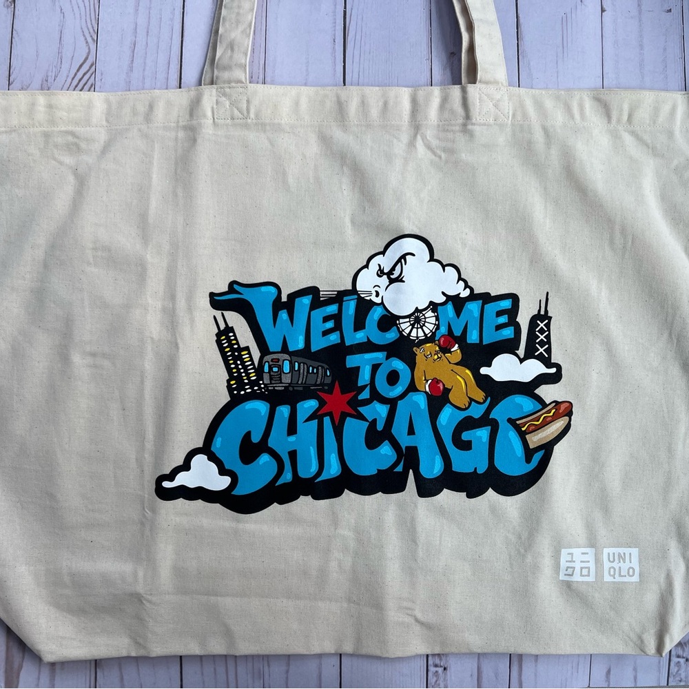 UNIQLO “Welcome to Chicago” Chicago-Exclusive Canvas Tote